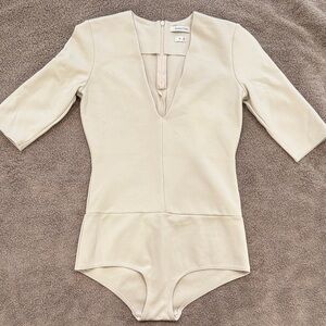 Babaton Cream Bodysuit
